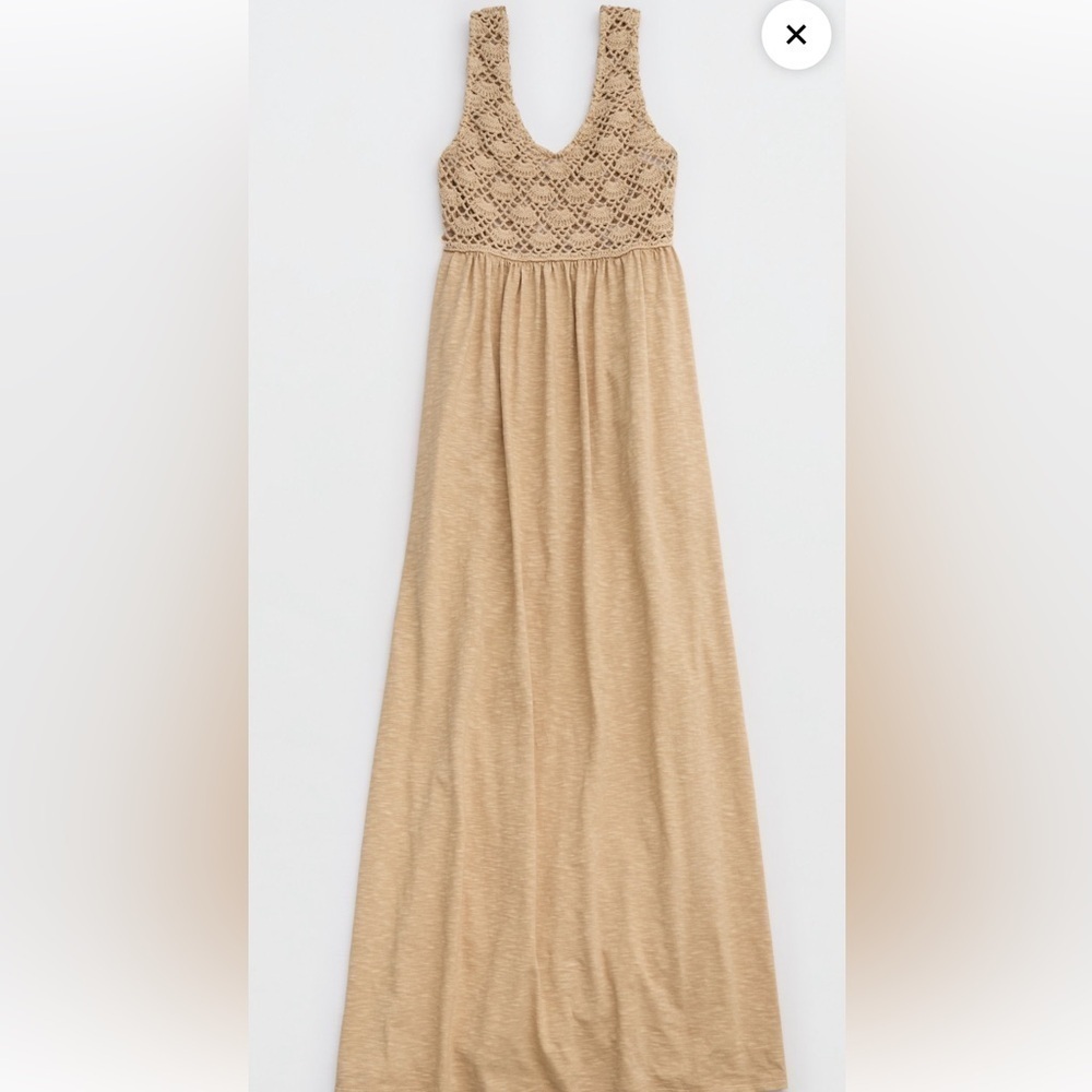 NWT AE Crochet Maxi dress - Picture 4 of 7